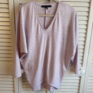 White House Black Market V-Neck Oversized Sweater XXS Petite